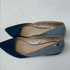 Calvin Klein Blue and Gray Women's Flats